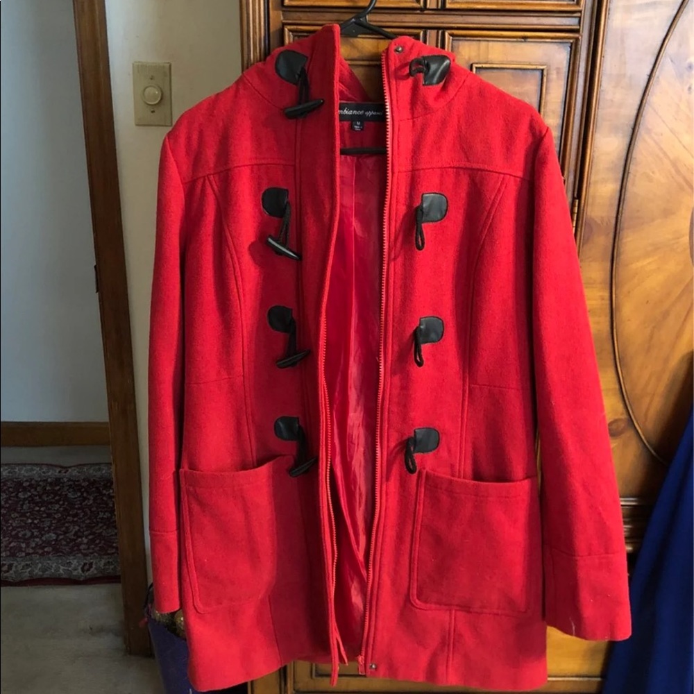Red Coat with Hood